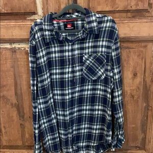 Quicksilver flannel button down
